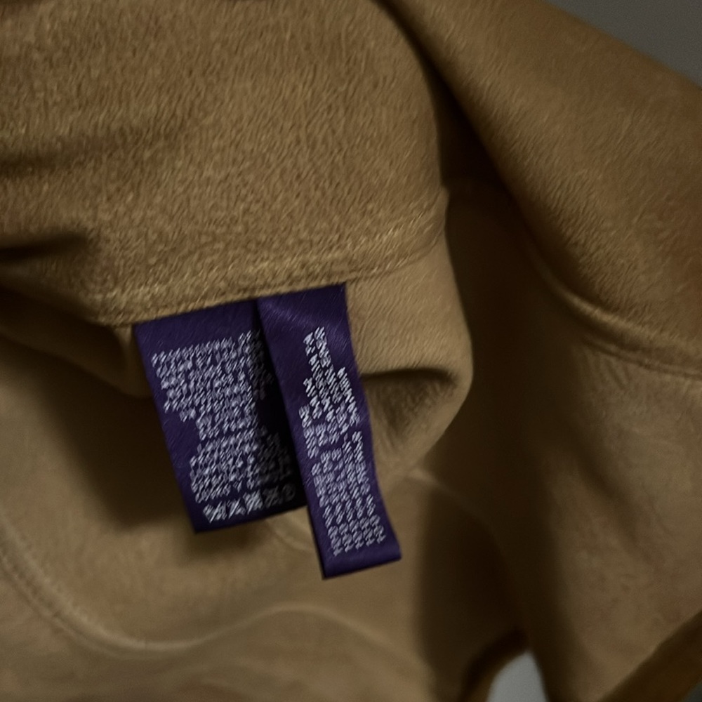 Ralph Lauren Purple Label Collection Suede fitted Womens jacket, Size 6 - Picture 10 of 16